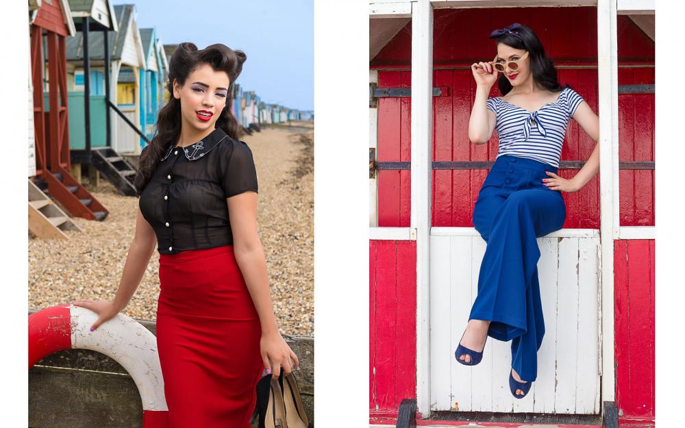 Pantalon rockabilly femme hot sale